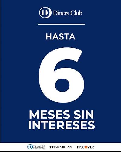 Hasta 6 meses sin intereses con Diners Club y Banco Pichincha